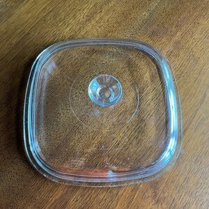 Pyrex Corningware Glass Casserole Dome Lid A120   10.5"W Square replacement